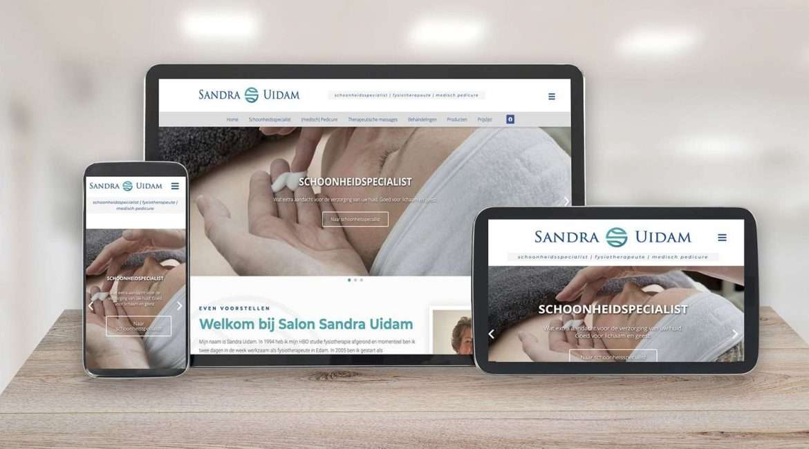 responsive website sandra uidam